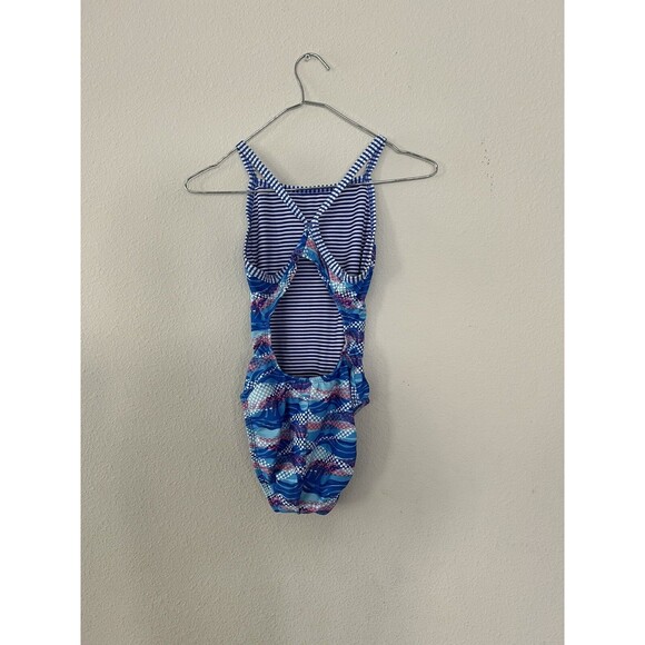 DOLFIN Uglies Underwater Camo V-2 Back Competitive Women’s Swimsuit EUC 30 XS - Picture 3 of 4